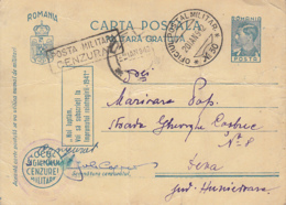 WW2, MILITARY CENSORED, ARMY POST OFFICE NR 30, KING MICHAEL PC STATIONERY, ENTIER POSTAL, 1942, ROMANIA - 2. Weltkrieg (Briefe)