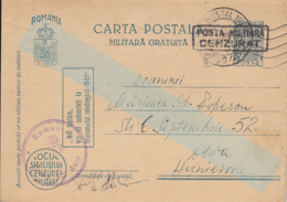 WW2, MILITARY CENSORED, ARMY POST OFFICE NR 545, KING MICHAEL PC STATIONERY, ENTIER POSTAL, 1943, ROMANIA - World War 2 Letters