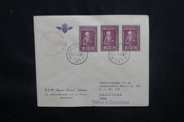 BELGIQUE - Enveloppe De Bruxelles Pour Khartoum En 1956 Par 1er Vol Amsterdam / Khartoum - L 54209 - Brieven En Documenten