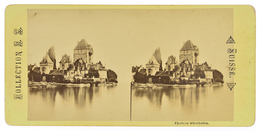 Stereoview Photo Chateau Oberhofen Castle Suisse Switzerland (5369) - Visionneuses Stéréoscopiques