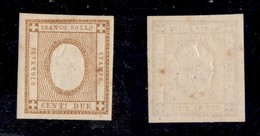 REGNO - POSTA ORDINARIA - 1862 - Francobollo Sperimentale - 2 Cent (10s) - Testina Capovolta - Gomma Integra - Otros & Sin Clasificación