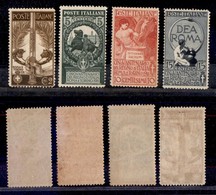 REGNO - POSTA ORDINARIA - 1911 - Unità D'Italia (92/95) - Serie Completa - Gomma Originale (160) - Otros & Sin Clasificación