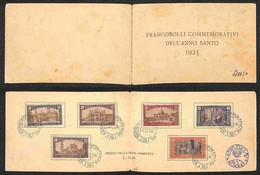 REGNO - POSTA ORDINARIA - 1924 - Libretto Francobolli Commemorativi Dell'anno Santo 1925 (169/174) - Serie Completa - An - Altri & Non Classificati