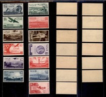 REGNO - POSTA ORDINARIA - 1936 - Orazio (398/405+ Aerea 95/99) - Emissione Completa - Gomma Integra (600) - Other & Unclassified