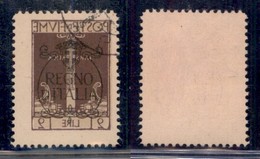 OCCUPAZIONI I GUERRA MONDIALE - FIUME - 1924 - 2 Lire (211) Con Stampa Del Fondo Speculare - Varietà Non Catalogata - Us - Otros & Sin Clasificación