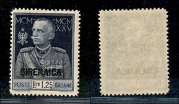 COLONIE - CIRENAICA - 1926 - 1,25 Lire Giubileo (26) - Gomma Integra (2.000) - Sonstige & Ohne Zuordnung