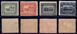 COLONIE - ERITREA - 1910/1914 - Soggetti Africani (34/37) - Serie Completa - Gomma Originale (800) - Altri & Non Classificati