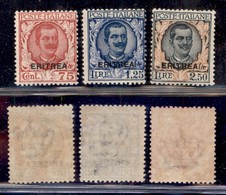 COLONIE - ERITREA - 1926 - Floreale (113/115) - Serie Completa - Gomma Integra (1.375) - Altri & Non Classificati