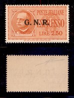 RSI - G.N.R. VERONA - Espressi - 1944 - 2.50 Lire (20) - Gomma Integra (700) - Altri & Non Classificati