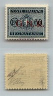 RSI - G.N.R. VERONA - Segnatasse - 1944 - 60 Cent (54) - Gomma Integra - Oliva + Sorani + Cert. AG (1.250+) - Altri & Non Classificati