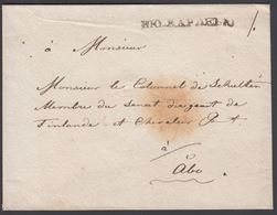 1816. Beautiful Cover To Åbo Cancelled In Russian Letters NYKARLEBY. Red Seal On Back... () - JF321066 - Storia Postale