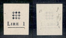 EMISSIONI LOCALI - GUIDIZZOLO - 1945 - Prova Di Macchina Della Soprastampa (1) - Sempre Senza Gomma - Cert. Raybaudi - Other & Unclassified