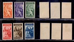 VATICANO - POSTA ORDINARIA - 1935 - Giuridico (41/46) - Serie Completa - Gomma Originale (400) - Otros & Sin Clasificación