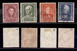 EUROPA - GERMANIA - BRD - 1949 - Benefattori Umanità (117/120) - Serie Completa - Usati (170) - Otros & Sin Clasificación