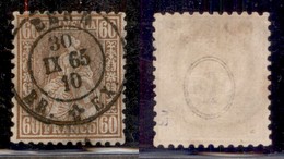 EUROPA - SVIZZERA - 1862 - 60 Cent (27) - Usato (160) - Altri & Non Classificati