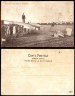 CARTOLINE - AEROFILIA - 1911 (25 Giugno) - Cattaneo Reparando Su Aereoplano - Cartolina Nuova - Other & Unclassified