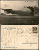 CARTOLINE - AEROFILIA - 1924 (2 Novembre) - Zeppelin ZR III - Cartolina Da Basilea Per Biasca - Altri & Non Classificati