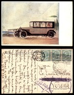 CARTOLINE - PUBBLICITARIE - Itala Automobili - Illustratore Biscaretti - Viaggiata 31.5.1920 FP - Other & Unclassified