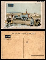 CARTOLINE - PUBBLICITARIE - Itala - Raid Pechino-Parigi - Illustratore Biscaretti - Usura Agli Angoli - Nuova FP - Sonstige & Ohne Zuordnung