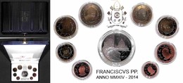 MONETE - VATICANO - 2014 - Serie Divisionale Fondo Specchio Con 20 Euro Argento Nel Cofanetto Originale - Confezione Com - Otros & Sin Clasificación