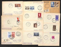 TRIESTE - 1951/1954 - Lotto Di 11 FDC Viaggiate Del Periodo - Da Esaminare - Altri & Non Classificati