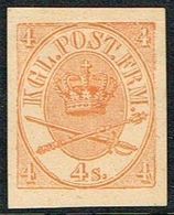 1885. Large Oval Type. 4 Skilling Bright Red. REPRINT 1885. (Michel ND 13Aa) - JF169181 - Nuovi