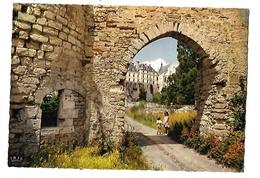 79-----THOUARS---porte Maillot-au Fond: Le Château Des Ducs De La Trémaille---voir 2 Scans - Thouars