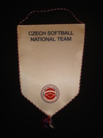 CZECH SOFTBALL ASSOCIATION - FLAG – BANNER - PENNANT - Abbigliamento, Souvenirs & Varie