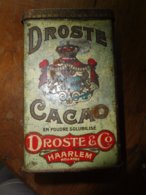 Boite Ancienne CACAO DROSTE & Co  - HAALEM Hollande - Sonstige & Ohne Zuordnung