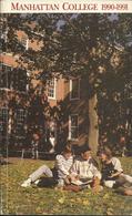 VINTAGE MANHATTAN COLLEGE SCHOOL 1990 – 1991 GUIDE - NEW YORK - NY - Manuels Scolaires