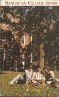 VINTAGE MANHATTAN COLLEGE SCHOOL 1990 – 1991 GUIDE - NEW YORK - NY - Schoolboeken