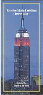 NEW YORK EMPIRE STATE BUILDING OBSERVATORY LEAFLET - NY - Noord-Amerika