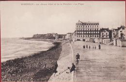 WIMEREUX Le Grand Hotel Et De La Manche La Plage Pas De Calais France (En Très Bon état) (In Zeer Goede Staat) - Autres & Non Classés