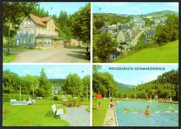 D3763 - TOP Meuselbach Schwarzmühle Freibad Konsum Gaststätte - Bild Und Heimat Reichenbach - Rudolstadt