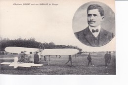 L'Aviateur GIBERT Sort Son BLERIOT Du  Hangar - Airmen, Fliers