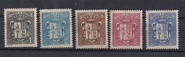 Andorre   1936   MI /  49 - 50 - 51 - 52 - 53 - Used Stamps