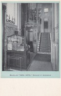 Brussel, Bruxelles, Cecil Hotel, Escalier Et Ascenseur, VOIR DOS (pk68447) - Cafés, Hôtels, Restaurants