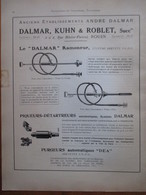 RAMONEUR DE CHAUDIERE  Dalmar Kuhn & Roblet à Rouen- Page De 1925 Catalogue Sciences & Tech. (Dims. Standard 22 X 30 Cm) - Otros Aparatos