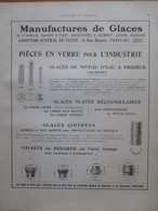 VOYANT DE REGARDS En Verre  Saint Gobain - Page De 1925 Catalogue Sciences & Tech. (Dims. Standard 22 X 30 Cm) - Other Apparatus