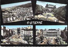 ** Lot De 4 Cartes ** 42 - SAINT ETIENNE : Cartes Différentes- CPSM Photo Grand Format - Loire - Saint Etienne