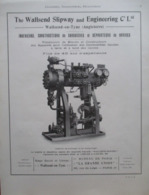 APPAREIL DE POMPAGE Wallsend Slipway - Page De 1925 Catalogue Sciences & Tech. (Dims. Standard 22 X 30 Cm) - Andere Geräte