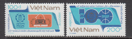 1989 Vietnam Inter Parliamentary Union Complete Set Of 2 MNH - Viêt-Nam