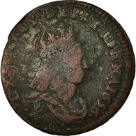 Monnaie, France, Louis XIV, Liard De France Au Buste Juvénile, Deuxième Type - 1643-1715 Louis XIV The Great