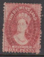 Australia-Tasmania SG 69 1865-71 One Penny Carmine, Perf 12  ,mint Hinged - Ongebruikt