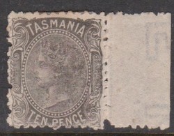 Australia-Tasmania SG 134 1870 Ten Pence Black,mint Hinged,perf 11.5 - Neufs
