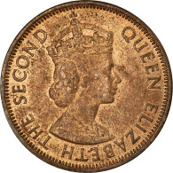 Monnaie, Etats Des Caraibes Orientales, Elizabeth II, Cent, 1955, SUP, Bronze - Caribe Británica (Territorios Del)