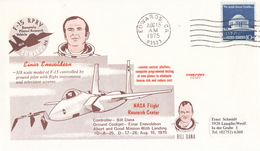USA 1975  NASA Flight Research Center F-15 RPRV  Commemorative Cover - Amérique Du Nord