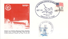 1985 USA  Space Shuttle Challenger STS-61A Launch  Postcard - América Del Norte