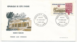 Côte D'Ivoire => Enveloppe FDC - 30f Musée D'Abidjan - ABIDJAN - 2 Nov 1968 - Côte D'Ivoire (1960-...)