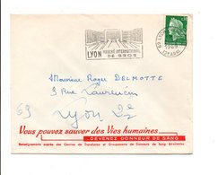 FLAMME MARCHE DE GROS DE LYON 1969 - Mechanical Postmarks (Advertisement)